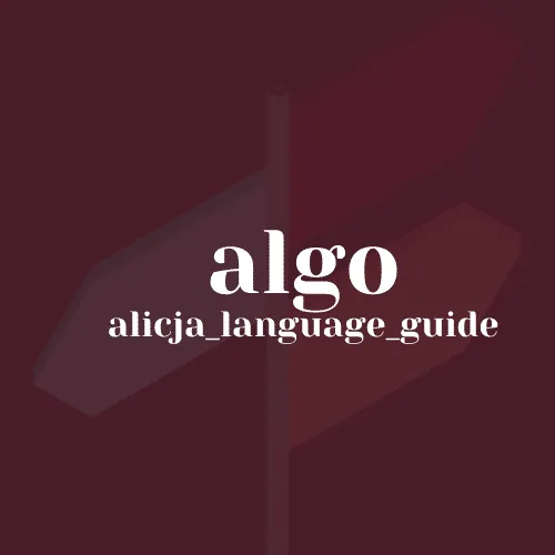 Logo szkoły językowej ALGO